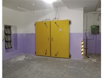 【德軒案例】梧桐院地庫改造——墻面刷油漆、乳膠漆，改造人防門油漆